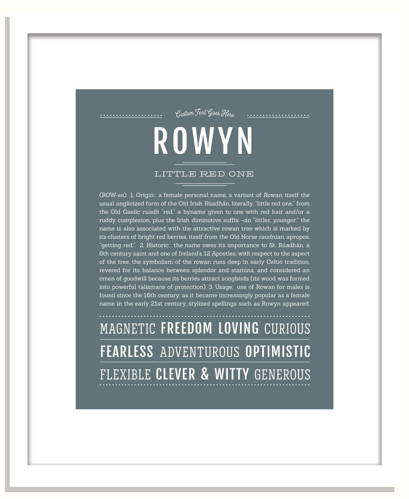 Rowyn | Name Art Print
