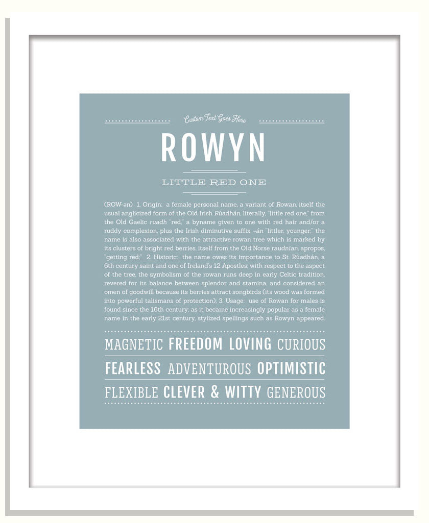 Rowyn | Name Art Print
