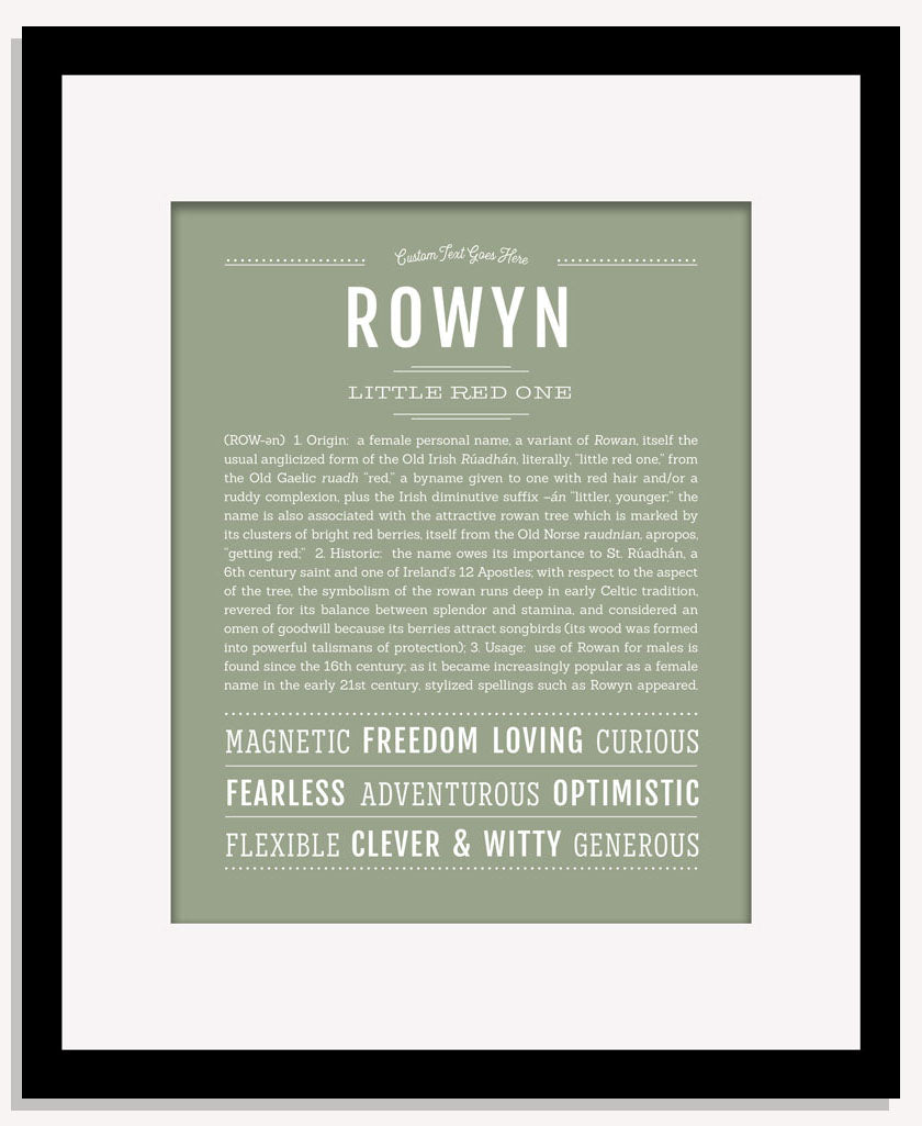 Rowyn | Name Art Print