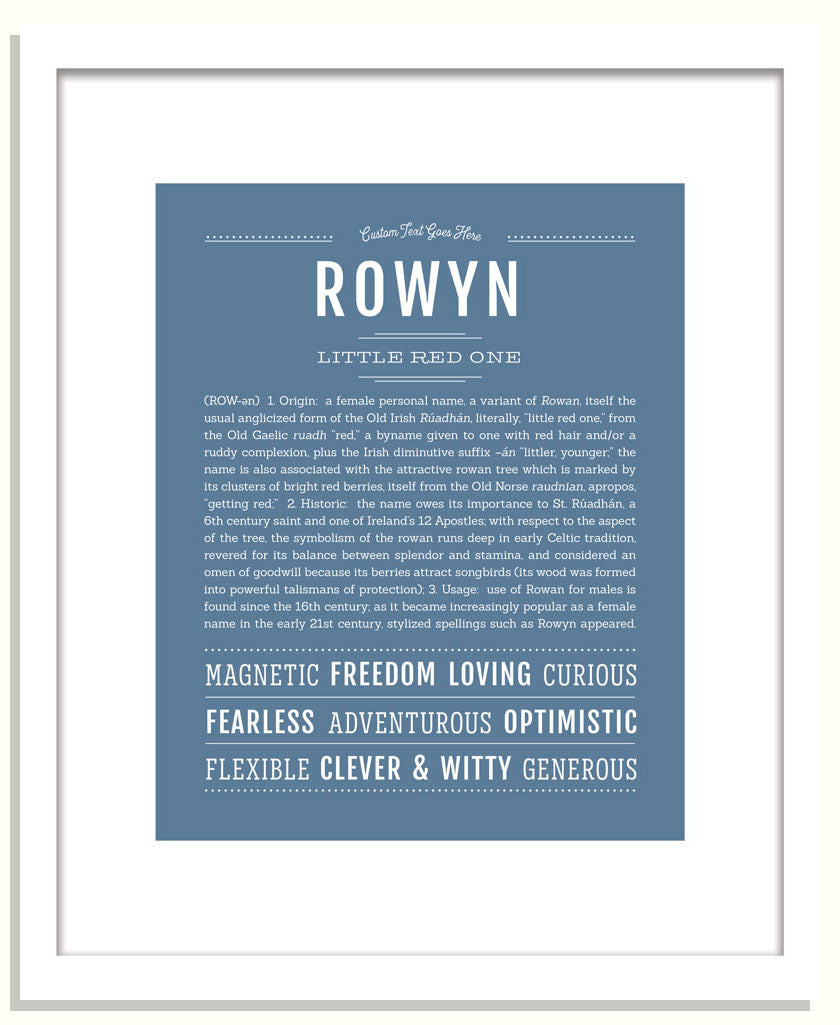 Rowyn | Name Art Print