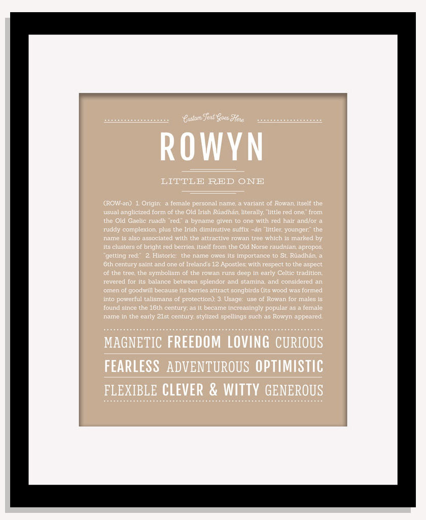 Rowyn | Name Art Print