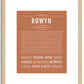 Rowyn | Name Art Print
