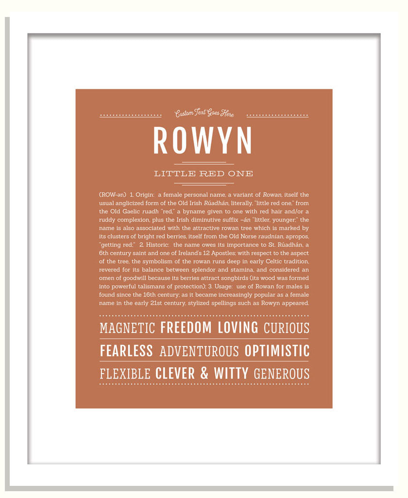 Rowyn | Name Art Print