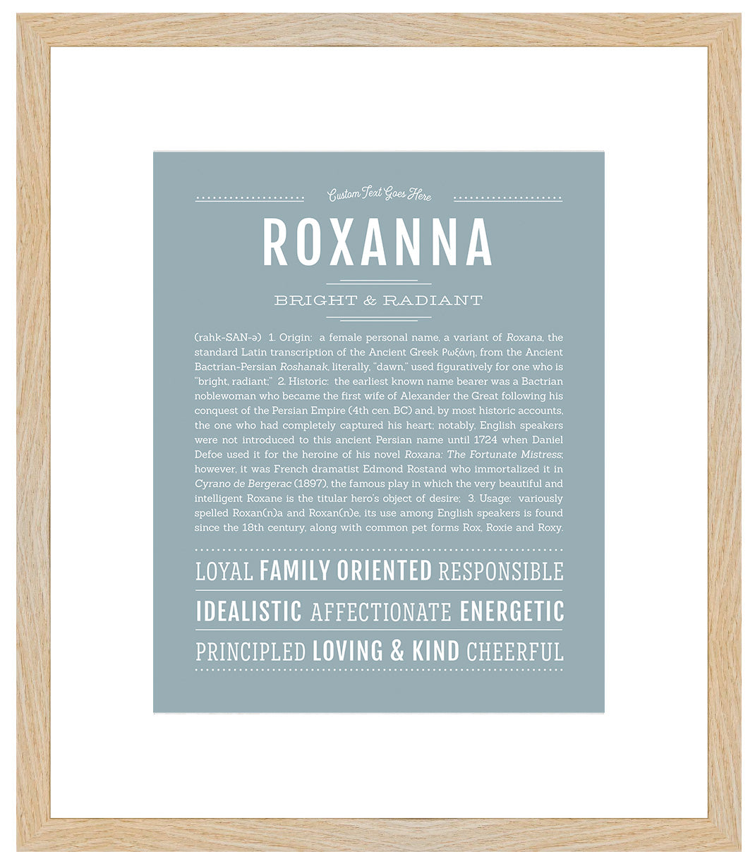 Roxanna | Name Art Print