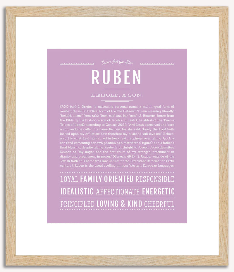 Ruben | Name Art Print