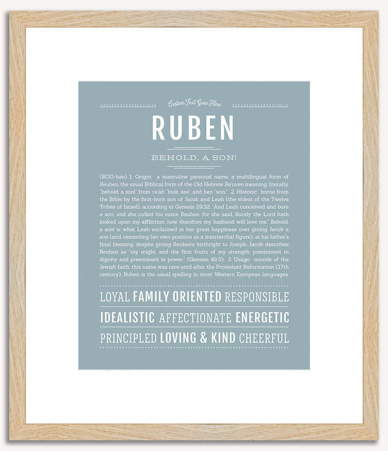 Ruben | Name Art Print