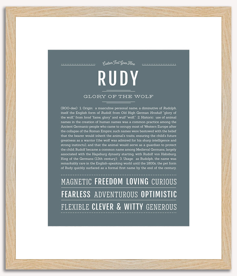 Rudy | Name Art Print