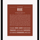 Rue | Name Art Print