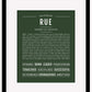 Rue | Name Art Print