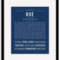 Rue | Name Art Print