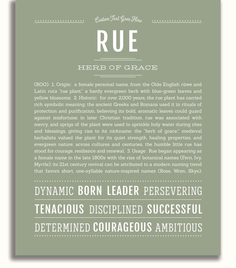Frame Options | Sage | White Frame, Matted