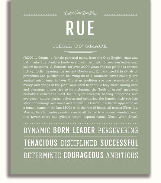 Frame Options | Sage | White Frame, Matted