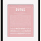 Frame Options | Dusty Rose | Black Frame, Matted