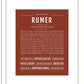 Rumer | Name Art Print