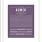 Rumer | Name Art Print