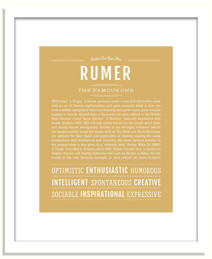 Rumer | Name Art Print