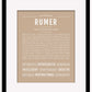 Rumer | Name Art Print