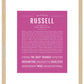 Frame Options | Dark Pink | Maple Frame, Matted