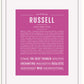 Frame Options | Dark Pink | White Frame, Matted