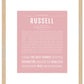 Frame Options | Dusty Rose | Maple Frame, Matted