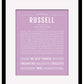 Frame Options | Lilac | Black Frame, Matted