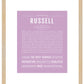 Frame Options | Lilac | Maple Frame, Matted