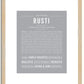 Rusti | Name Art Print