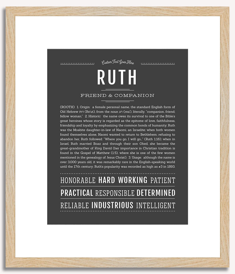 Ruth | Name Art Print