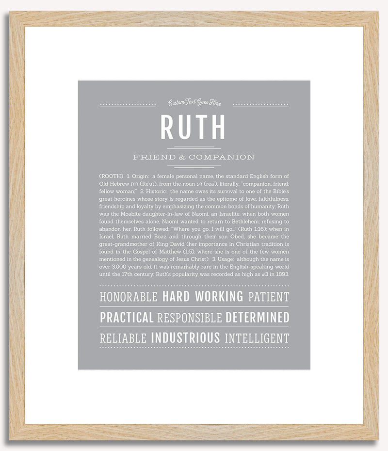 Ruth | Name Art Print