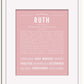 Frame Options | Dusty Rose | White Frame, Matted