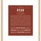 Ryan | Name Art Print