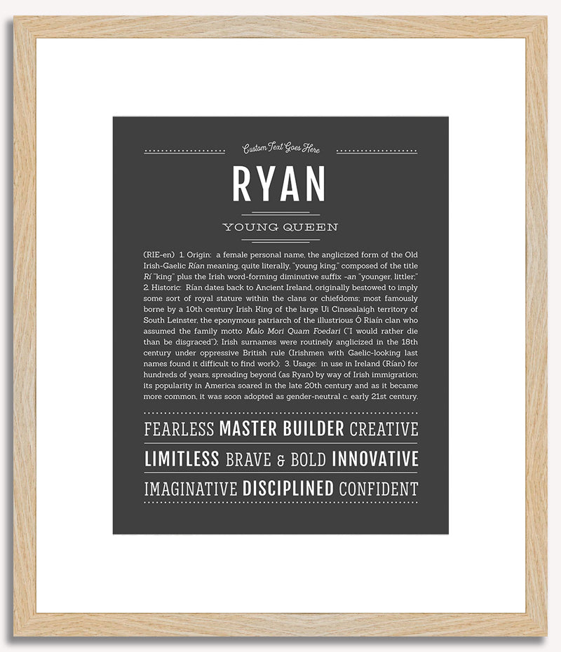 Ryan | Name Art Print