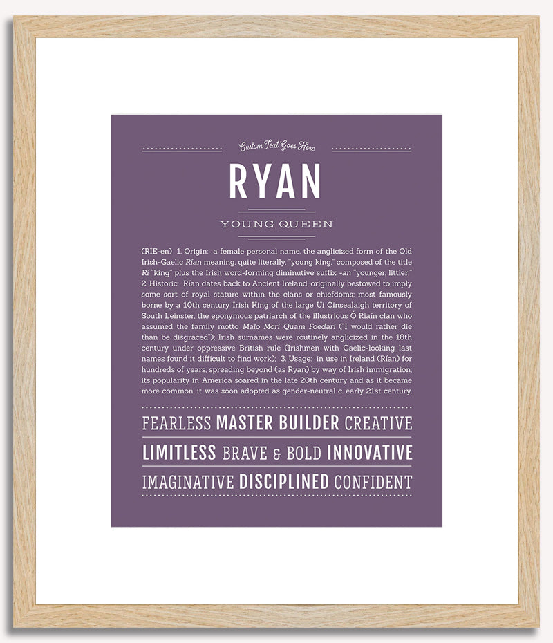 Ryan | Name Art Print