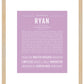 Ryan | Name Art Print