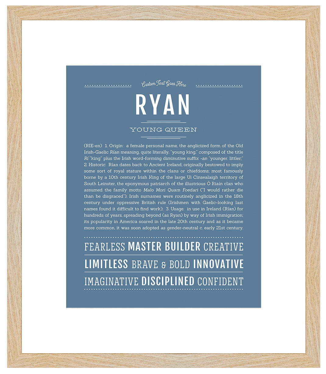 Ryan | Name Art Print