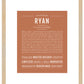 Ryan | Name Art Print