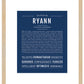 Ryann | Name Art Print