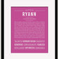 Frame Options | Dark Pink | Black Frame, Matted