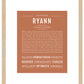 Ryann | Name Art Print