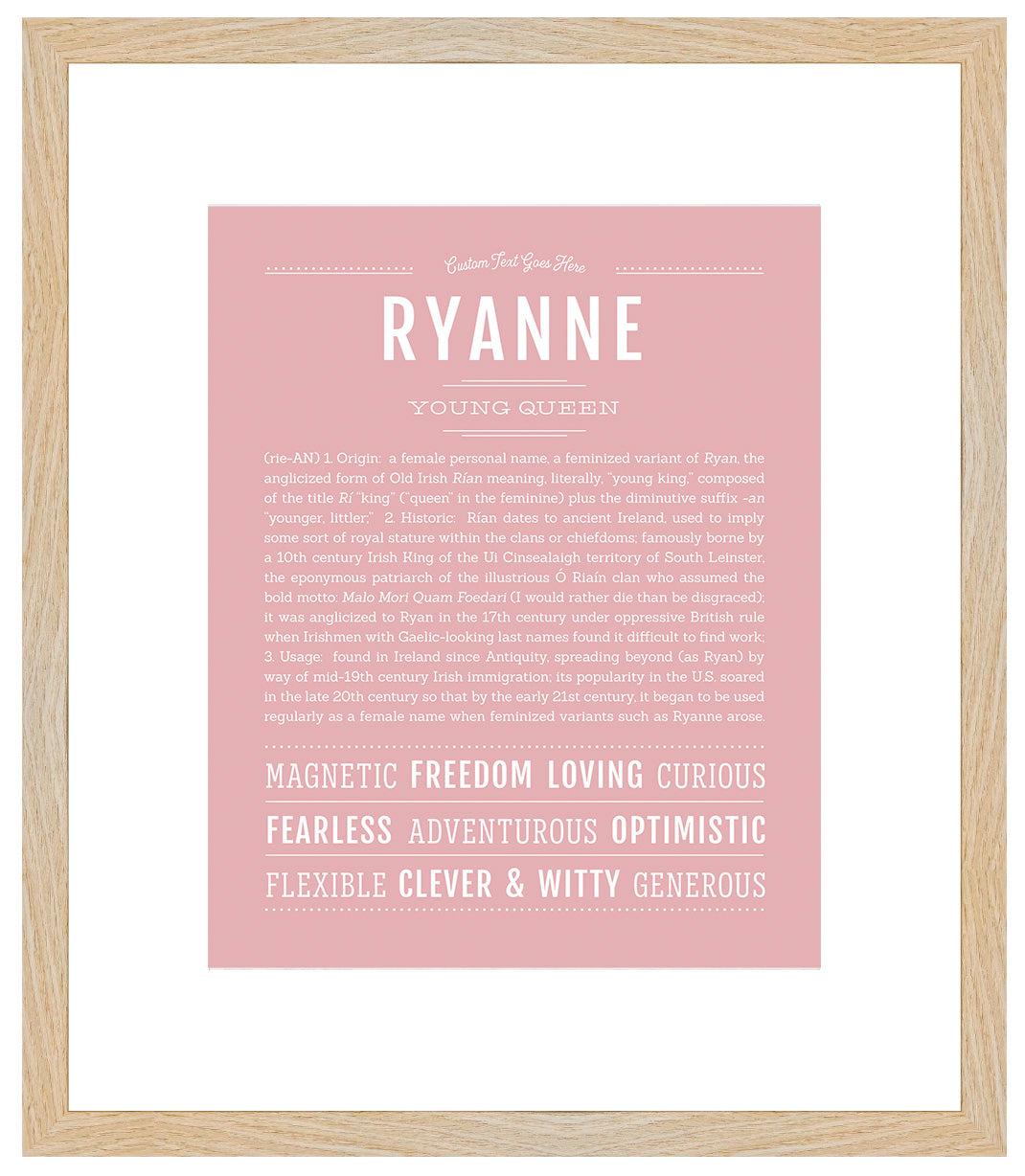 Ryanne | Name Art Print