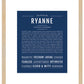 Ryanne | Name Art Print