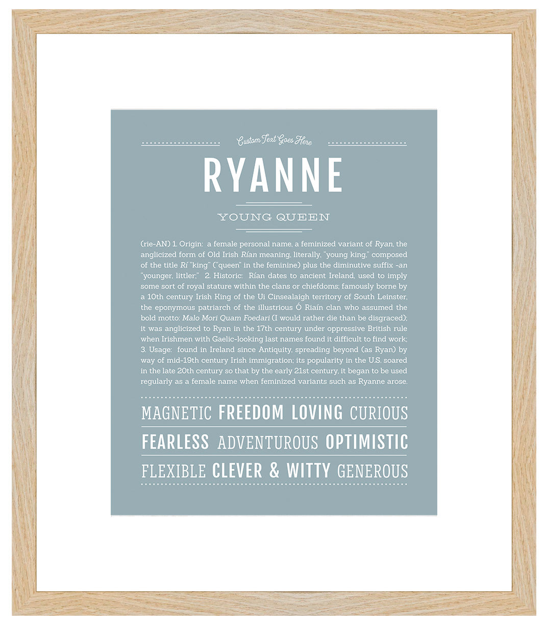 Ryanne | Name Art Print