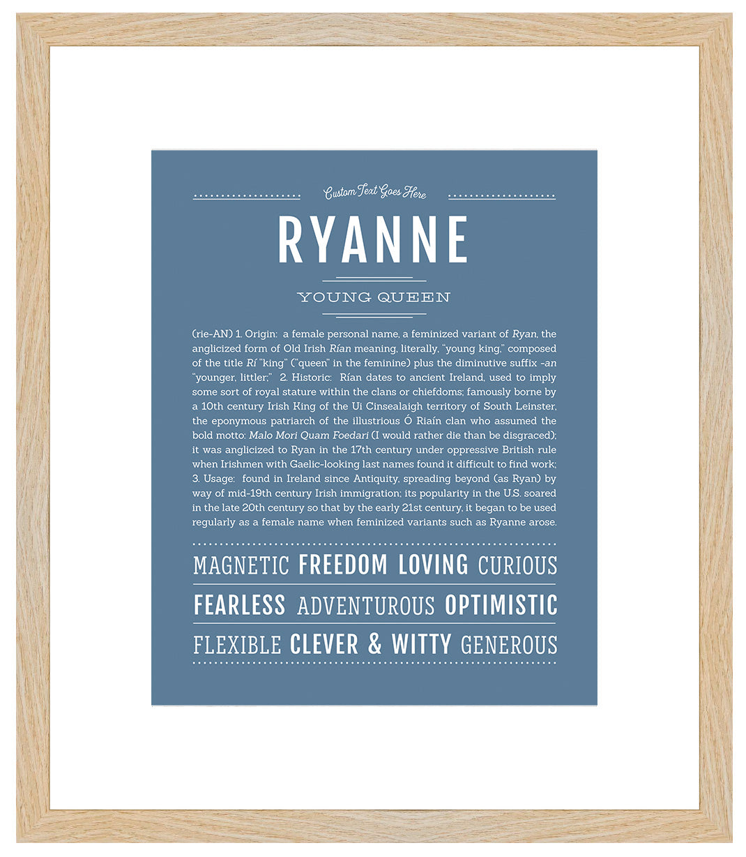 Ryanne | Name Art Print