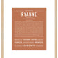 Ryanne | Name Art Print