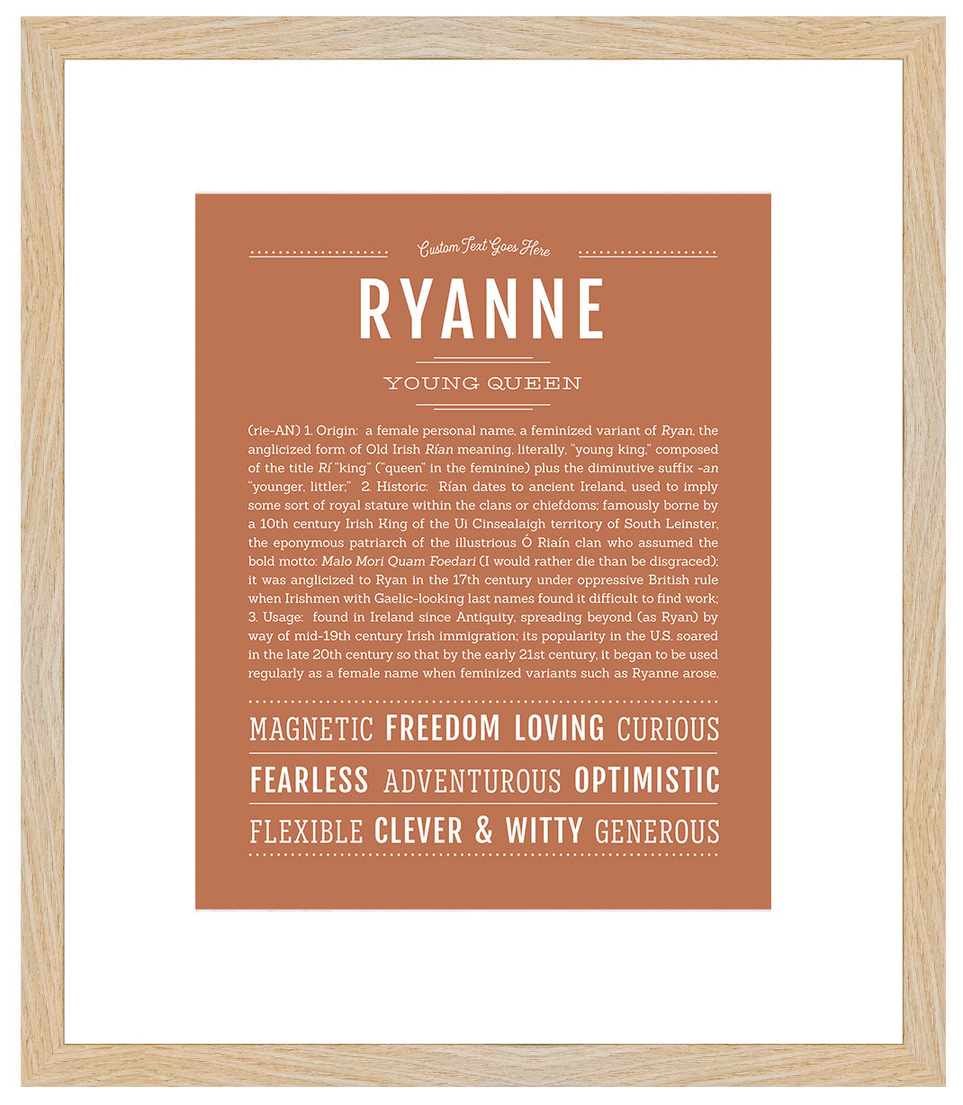 Ryanne | Name Art Print