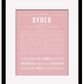 Frame Options | Dusty Rose | Black Frame, Matted