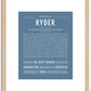 Ryder | Name Art Print