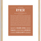 Ryker | Name Art Print