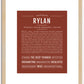 Rylan | Name Art Print