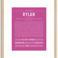 Rylan | Name Art Print